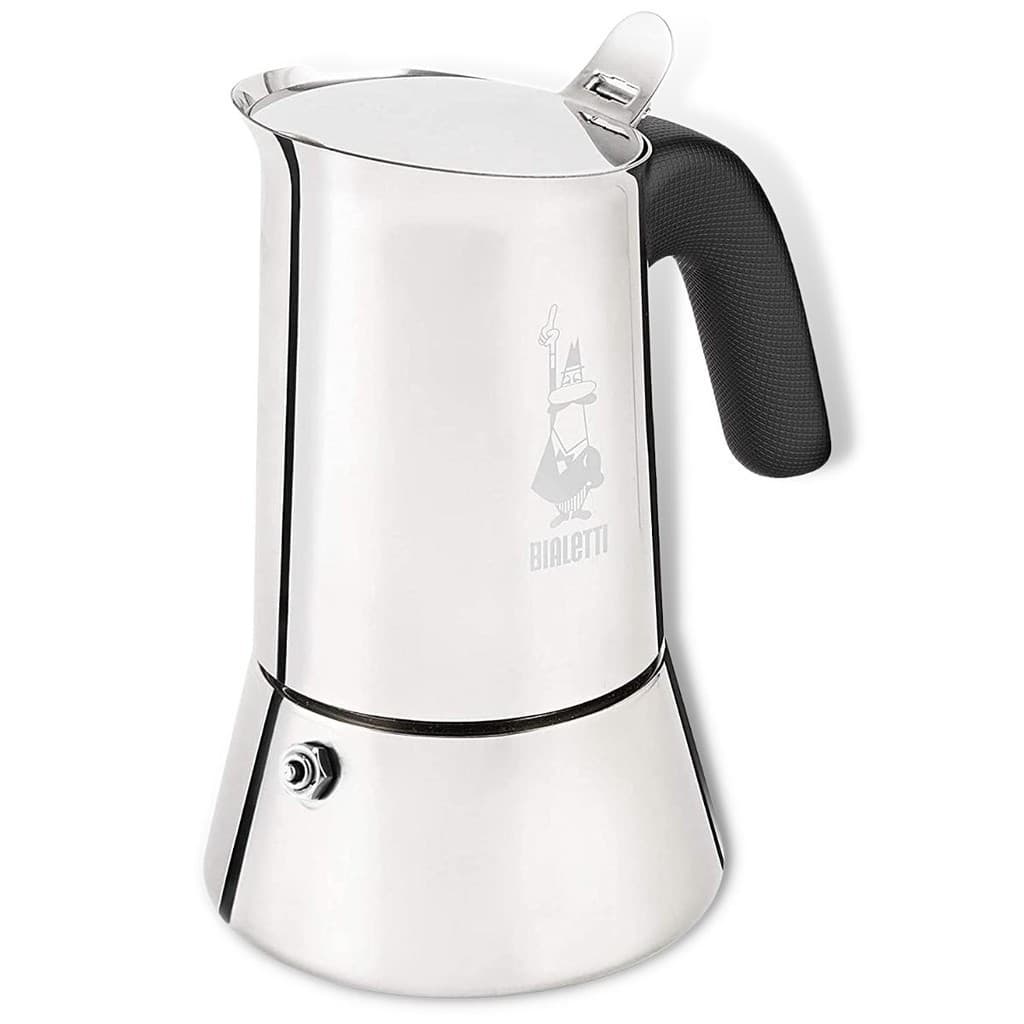 Cafeteira Italiana Bialetti Venus 6 Xícaras Fogão Indução Gás Elétrico Inox