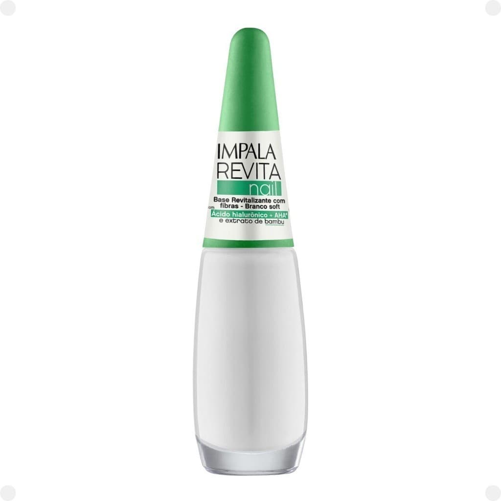 Base com Fibras Impala Revita Nail Branco Soft 7,5ml