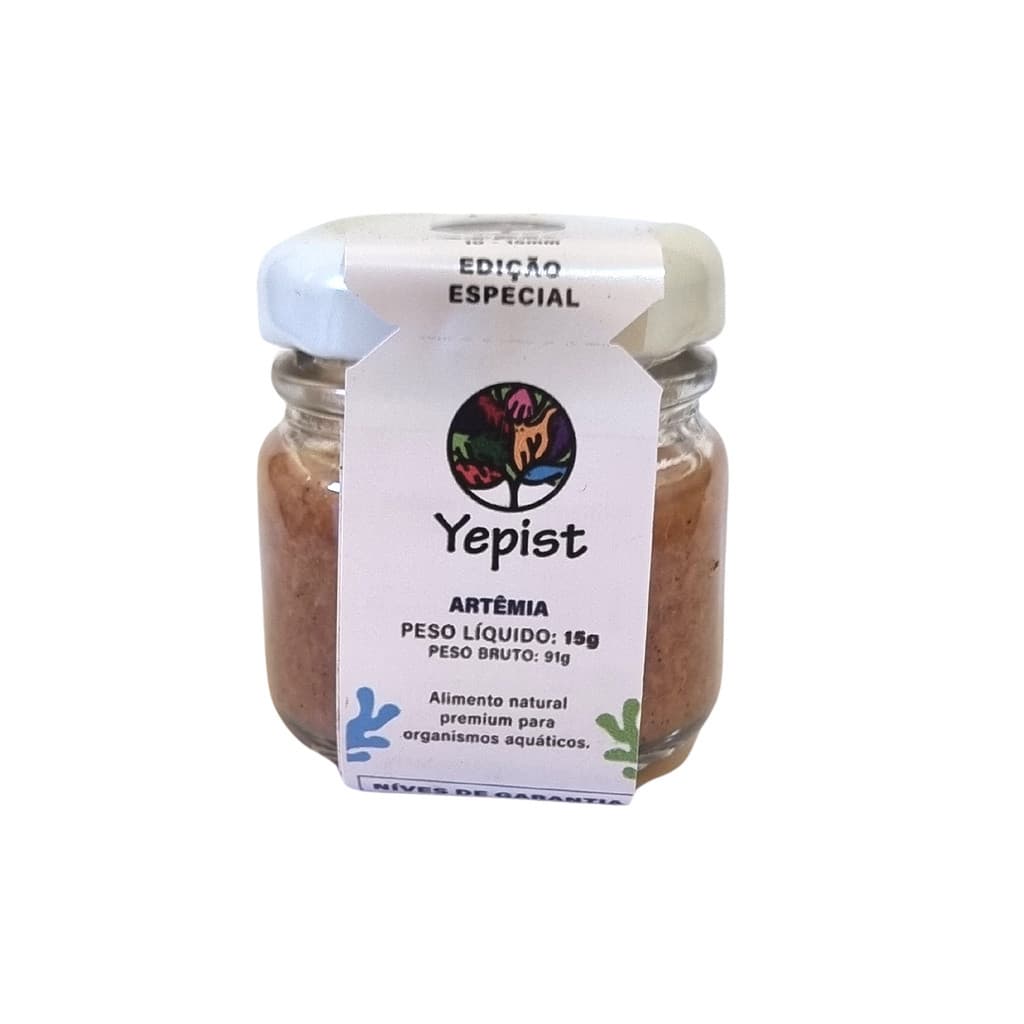 Proteína P/ Peixes Corais Artêmia Em Conserva Yepist Pro 15g