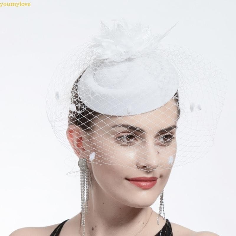youmylove Delicado Chapéu Pena Medieval Forma Festival Hairband Cabelo Fofo