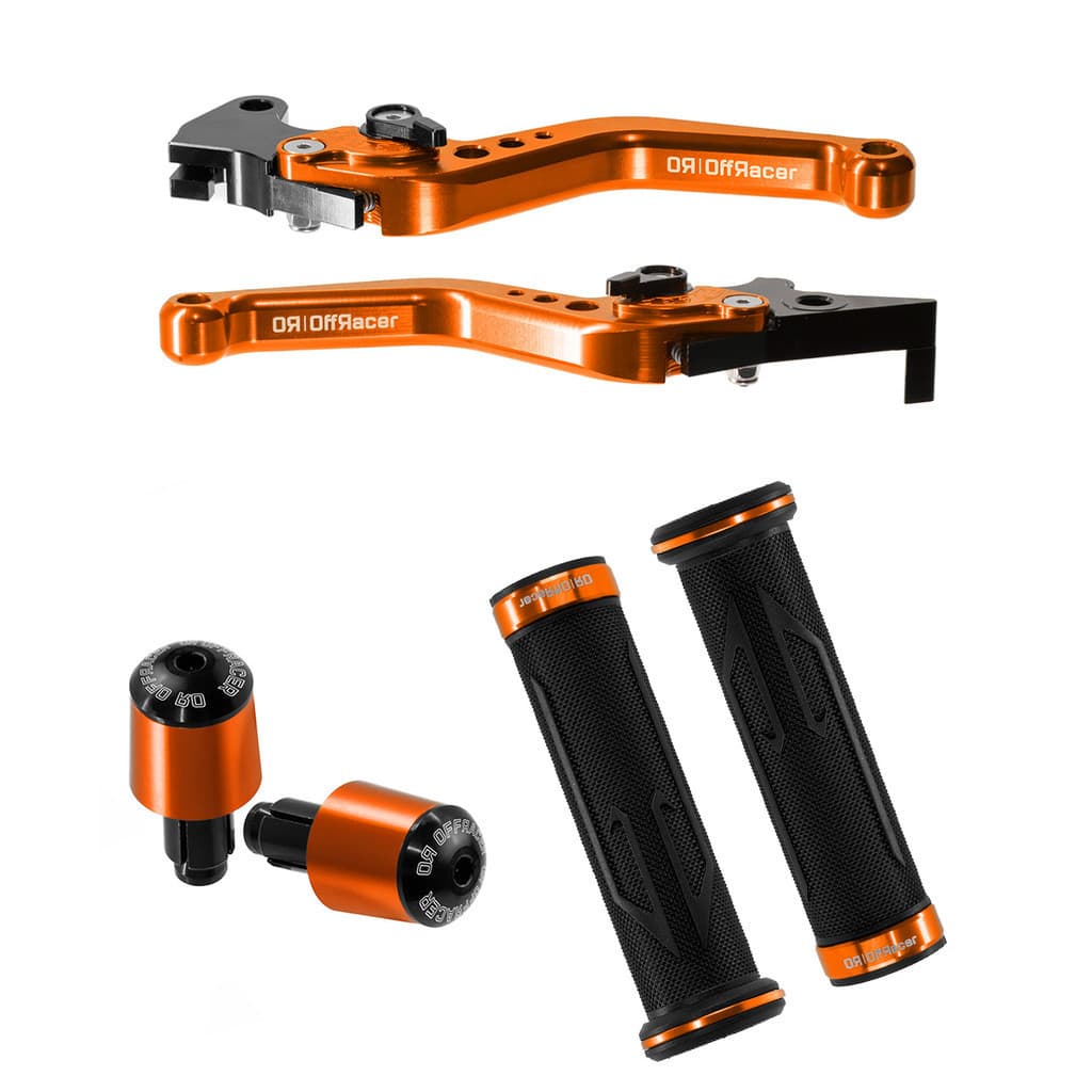 Kit Manopla Punho + Peso Manete Esportivo Moto Haojue DK 150