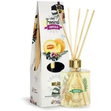 Difusor de Luxo Aromatizador Ambiente Melão Tropicália 350ml Tropical Aromas
