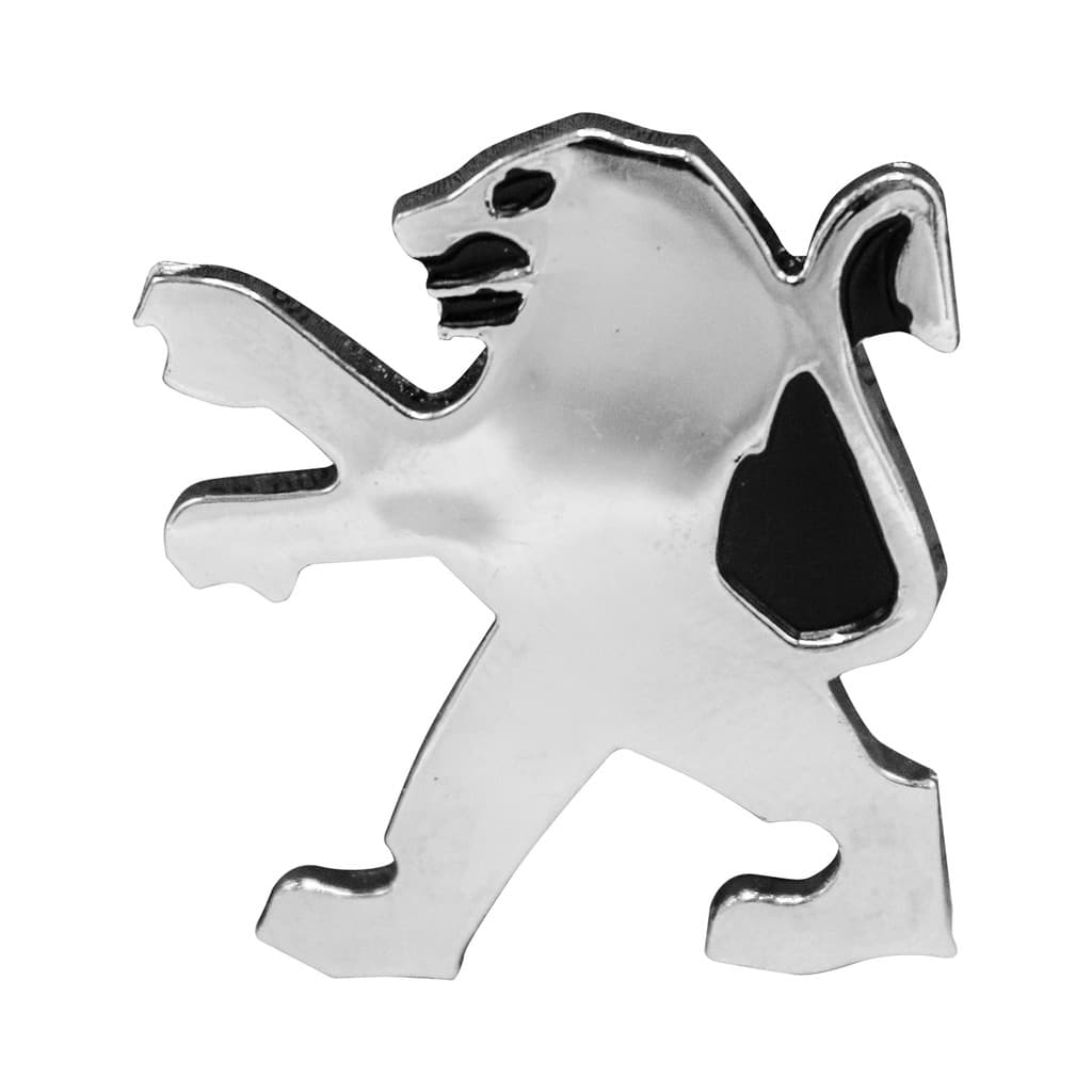 Emblema de Volante Cromado Peugeot 206/207 Ano 2003 Até 2011