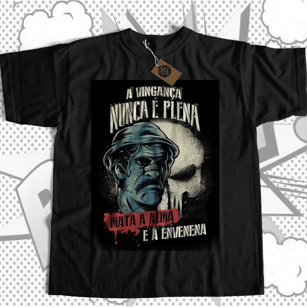 Camiseta Seu Madruga Gasntar Thug Life Chaves top ! font t-shirt