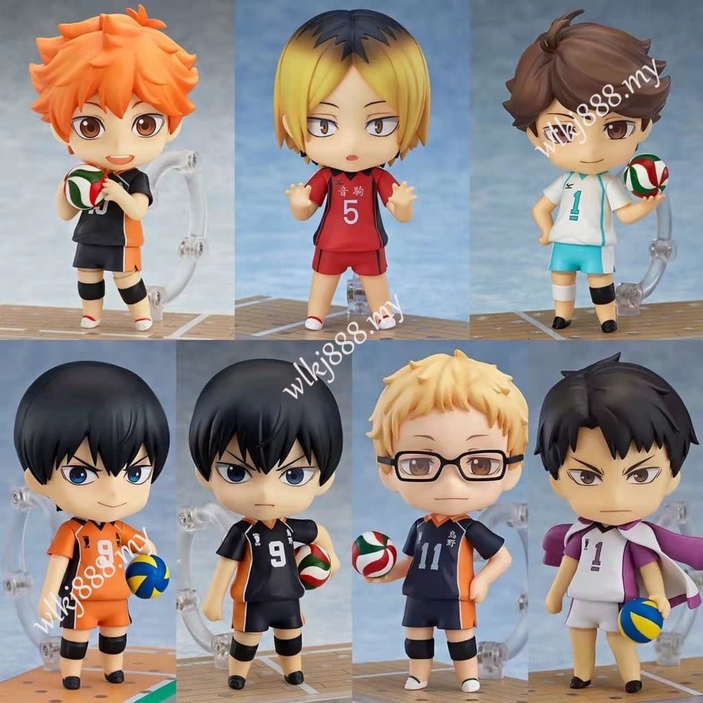 Voleibol Nendoroid! Hinata Shoyo 461 Onmyama Futaba 489 1411 Hinata Joint Change Face Anime Action Figure Personagem Ani