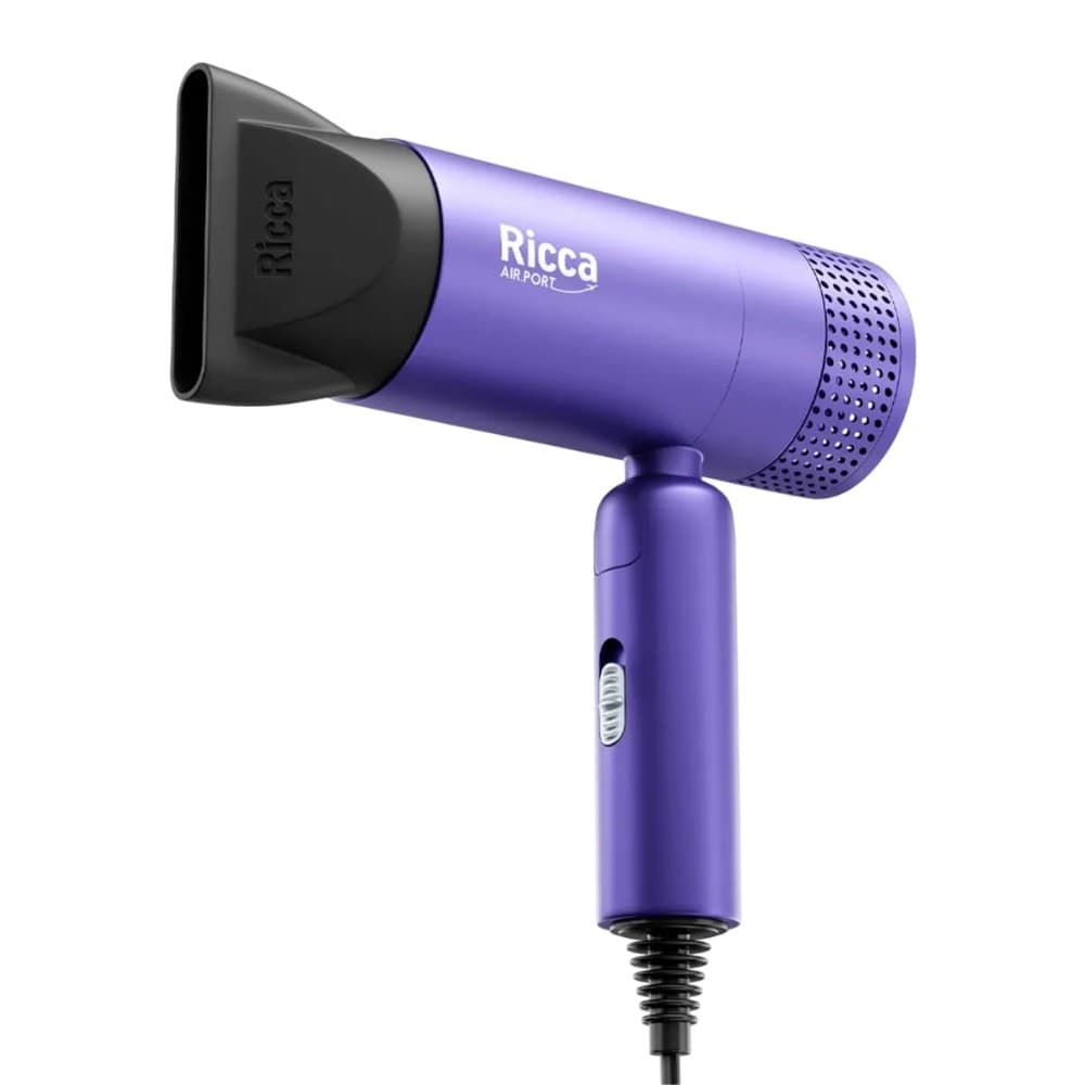 Secador De Cabelo Viagem Bivolt Compacto E Dobrável Air.Port Ricca