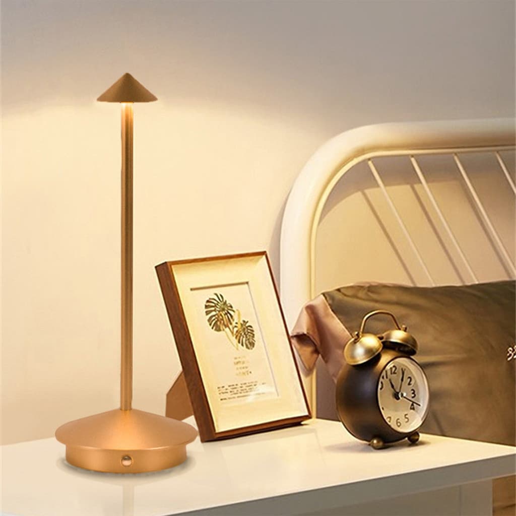 Luminária Lâmpada De Mesa Recarregável Sem Fio Led Abajur Candeeiros De Mesa