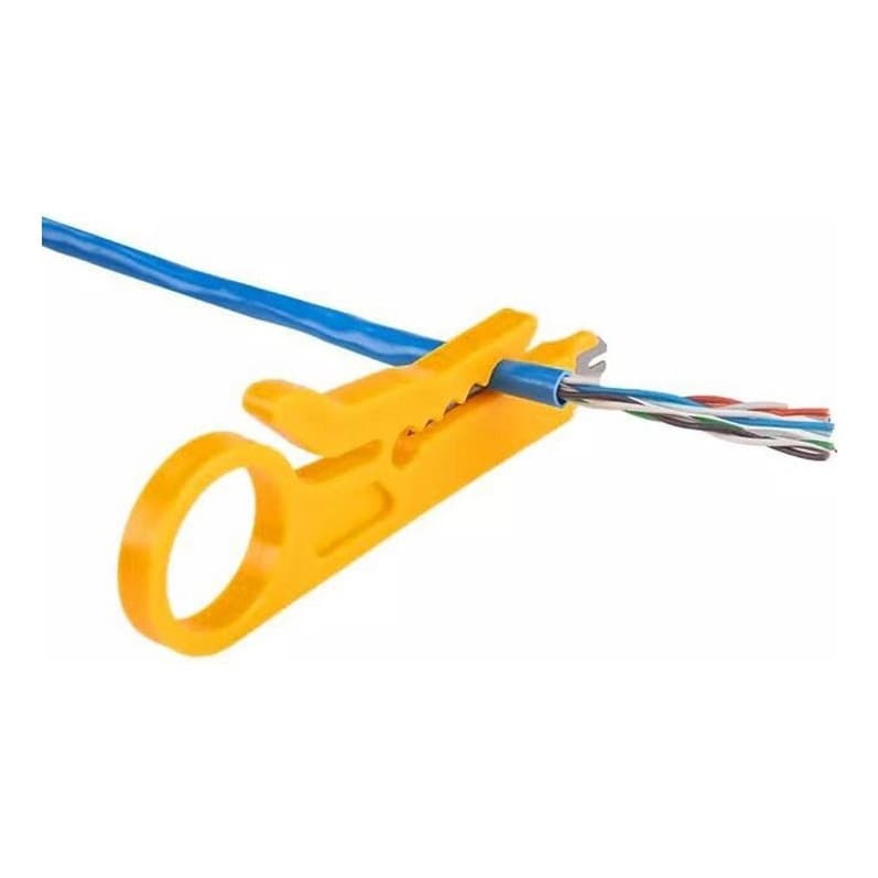 Kit 12 Alicate Decapador Cortador Cabo Rede Rj45 Crimper