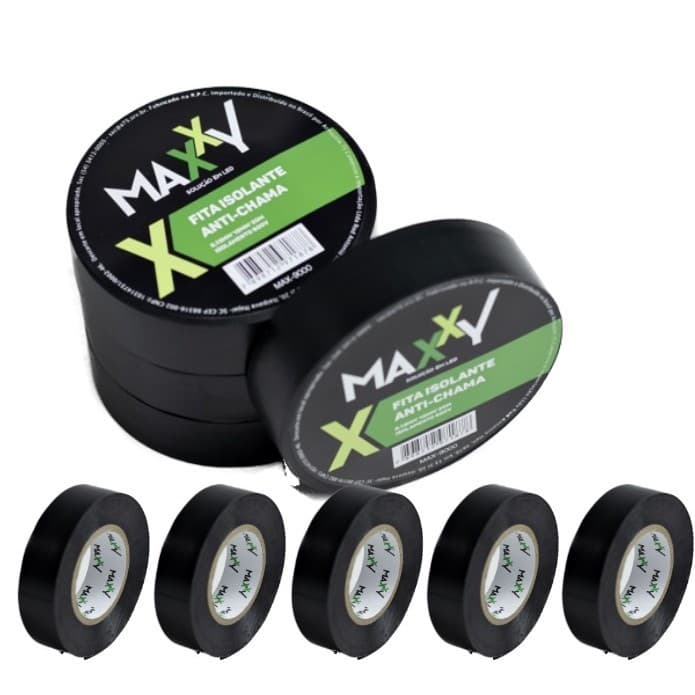 KIT 5 Fita isolante antichamas 5 metros Maxxy