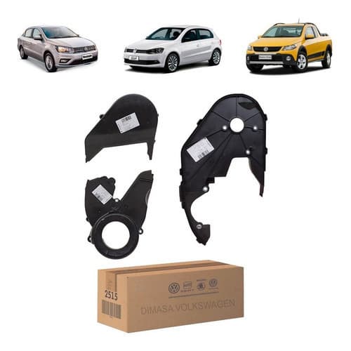 Kit Capas Protetoras Correia Dentada Saveiro G5 G6 G7 G8