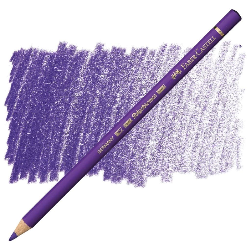 Lápis de Cor Faber-Castell Polychromos Permanente 136 Violeta Púrpura