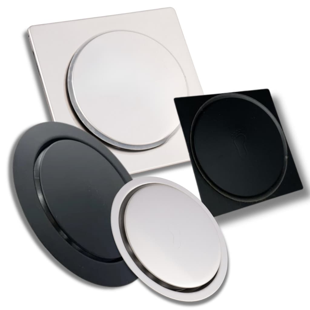 Ralo 10x10/15x15 Click Inteligente Inox Banheiro Veda Cheiro