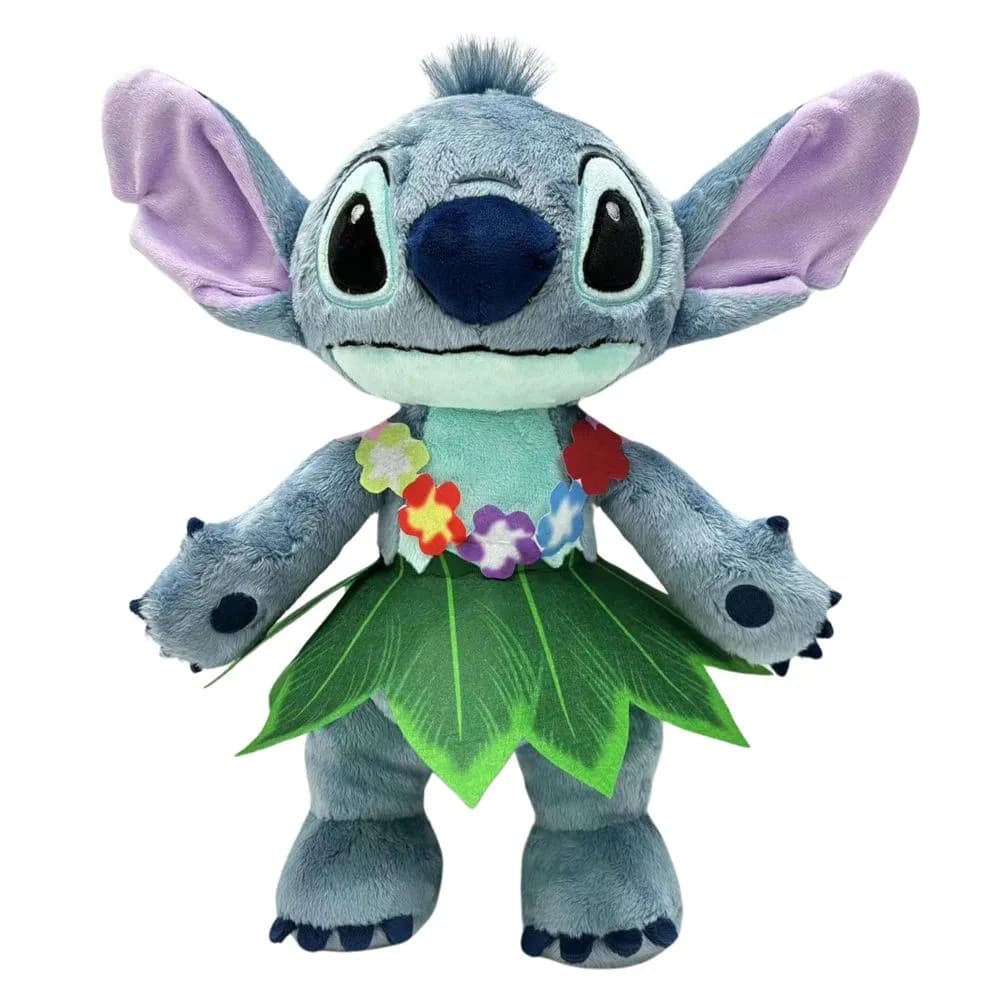 Pelúcia Stitch Aloha Havaiano 33cm Super Macia Lilo & Stich Disney - Fun
