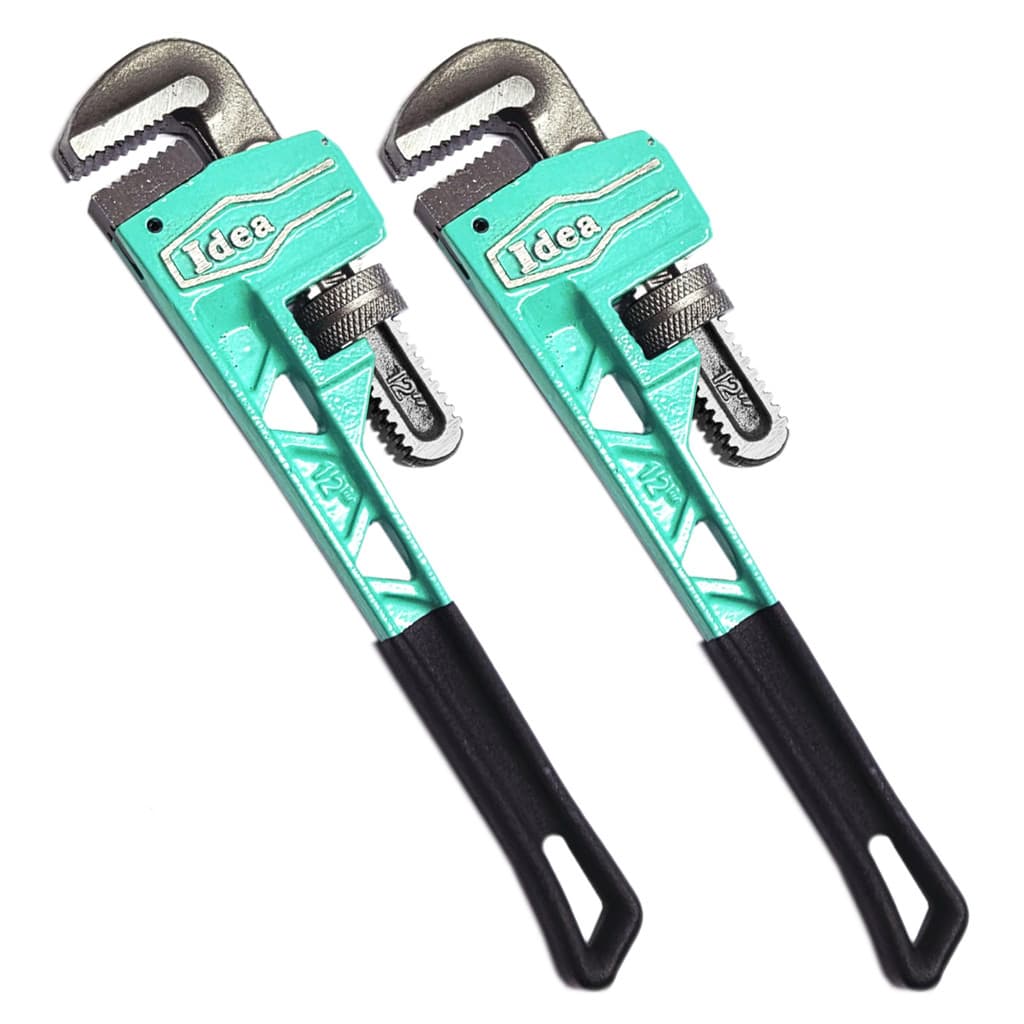 2 Chave Grifo Para Cano Tubo 12 Pol Americana Profissional