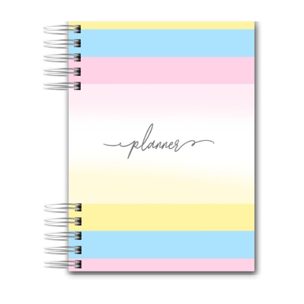 Agenda Planner Permanente Capa Dura A5 Cores