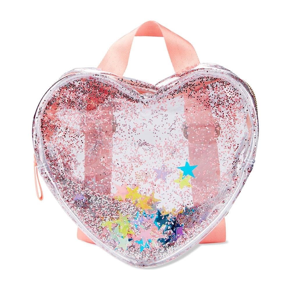 Mochila Infantil Glitter Coração Skip Hop