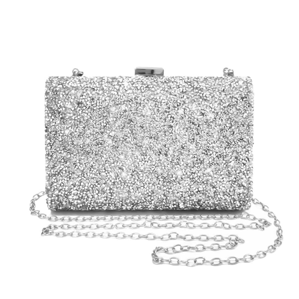 Bolsa Clutch Festa Luxo Feminina com Corrente para Casamentos e Formaturas Y1001