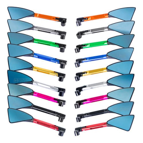 Par Retrovisor Esportivo Universal Cg 125 Cg 150 Cg 160 Fazer 250 150 Alumínio
