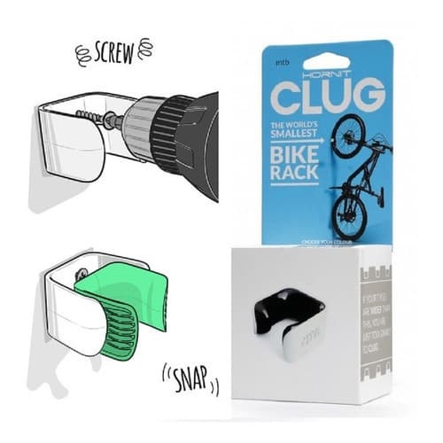 Suporte Clug Mini Bicicletário Parede Chão Hornit Bike Plug