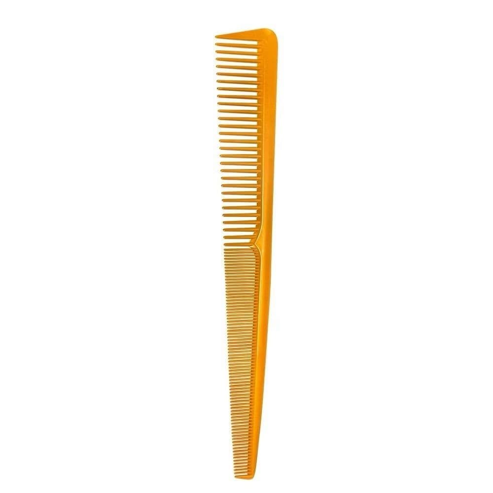 Pente De Carbono Flexivel Cônico 18cm P/ Cabelo, Barba eSobrancelhas Gold