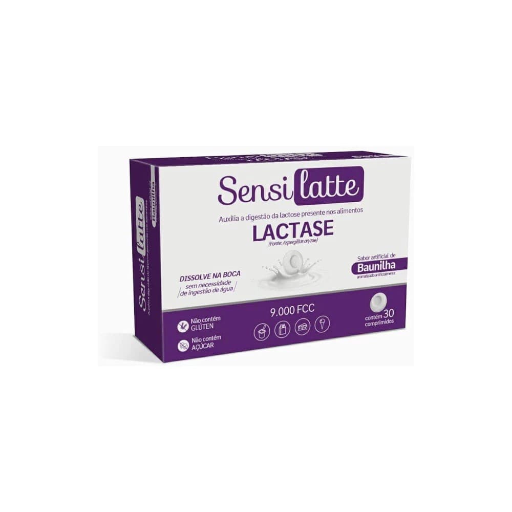 Sensilatte Lactase 9.000 FCC30 comprimidos – Prati Donaduzzi