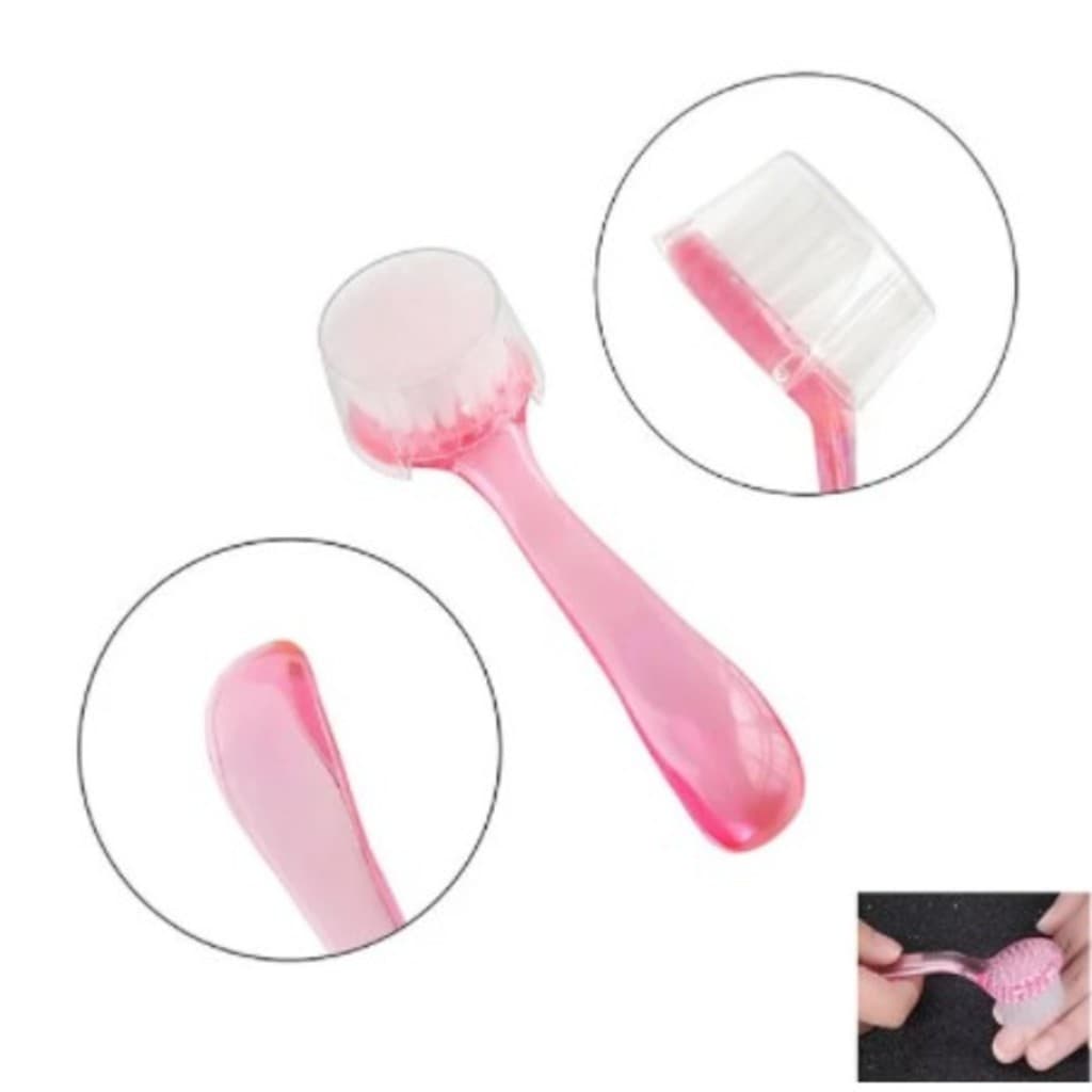 Escovinha Acrilica Para Limpeza De Unhas Higiene Multinacional ENVIO EM CORES ALEATORIAS BX BAZAR NH