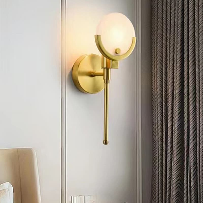 CZHLIFE Quarto Corredor Lâmpada De Parede Estilo Americano LED Decorativo Luz Penteadeira Arandela Moderna