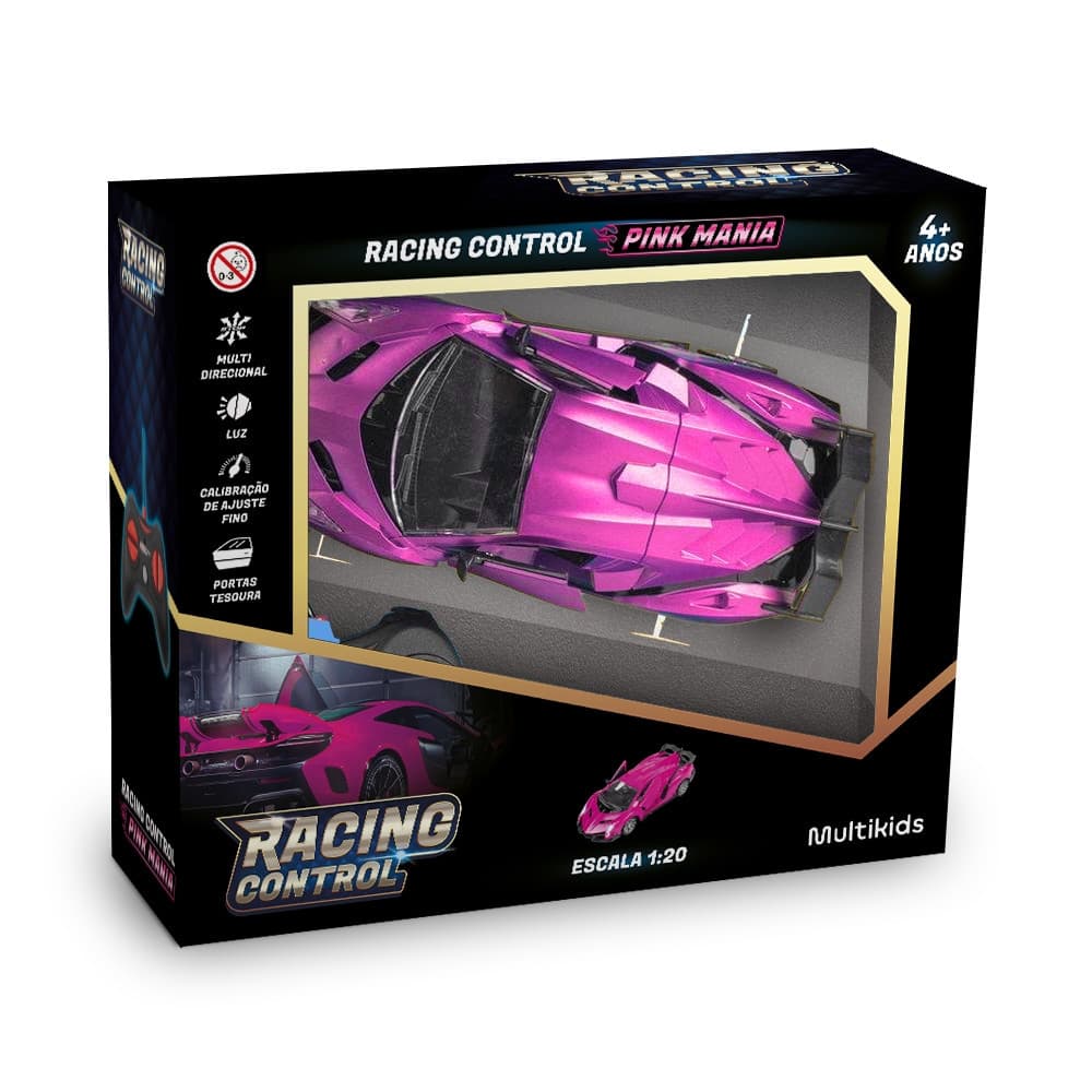 Carrinho de Corrida de Controle Remoto Multikids - BR2327