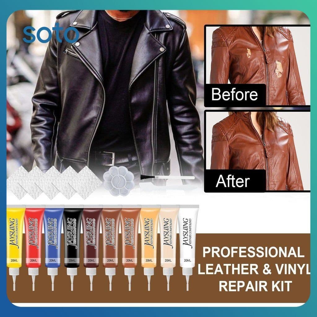 SOTO 20ml Creme De Recolorir Couro PU Tinta De Reparo De Couro Restaurador Profissional Tintura De Couro Para