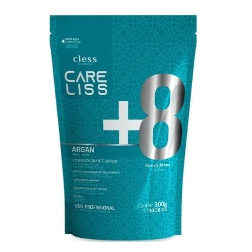 Pó Descolorante Care Liss Óleo de Argan 300g Clareamento Profissional