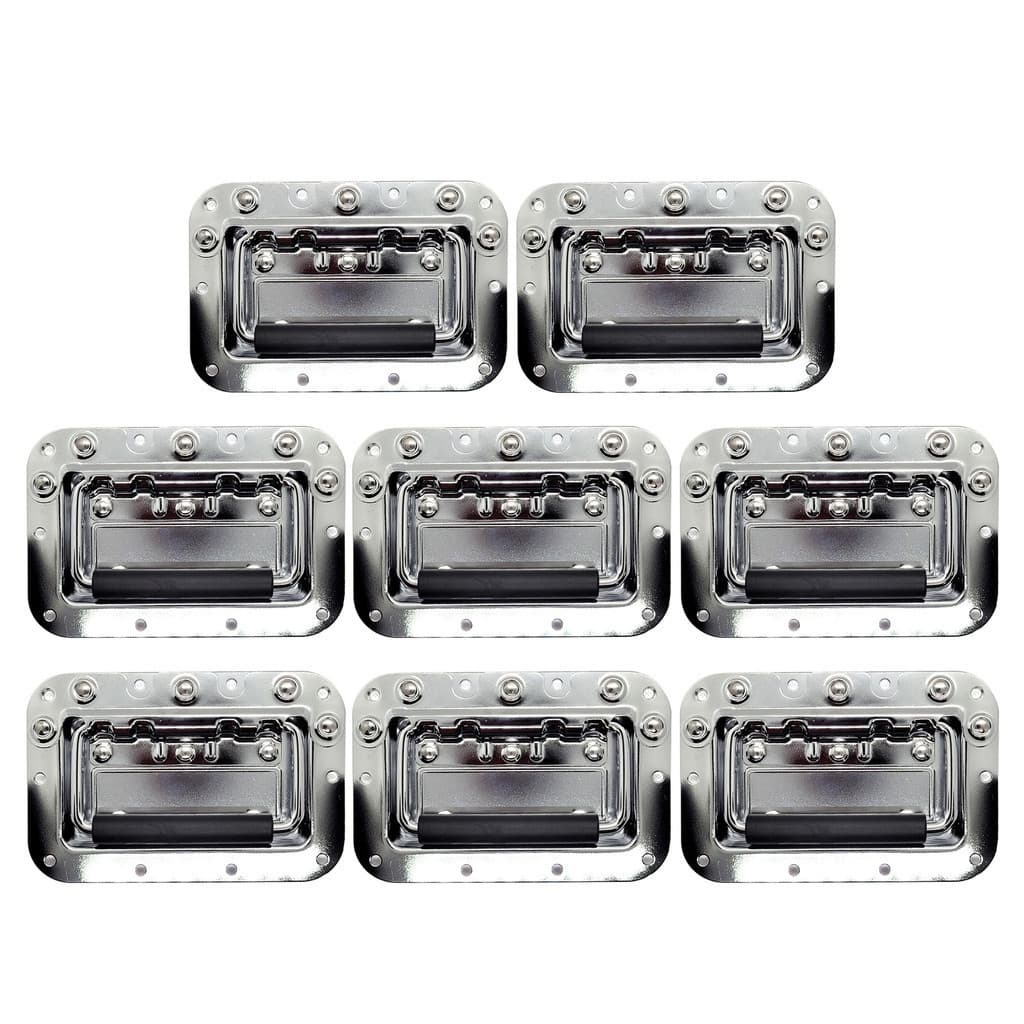 Alça de Metal Retrátil Embutida para Case Cromada - Kit 8 Un