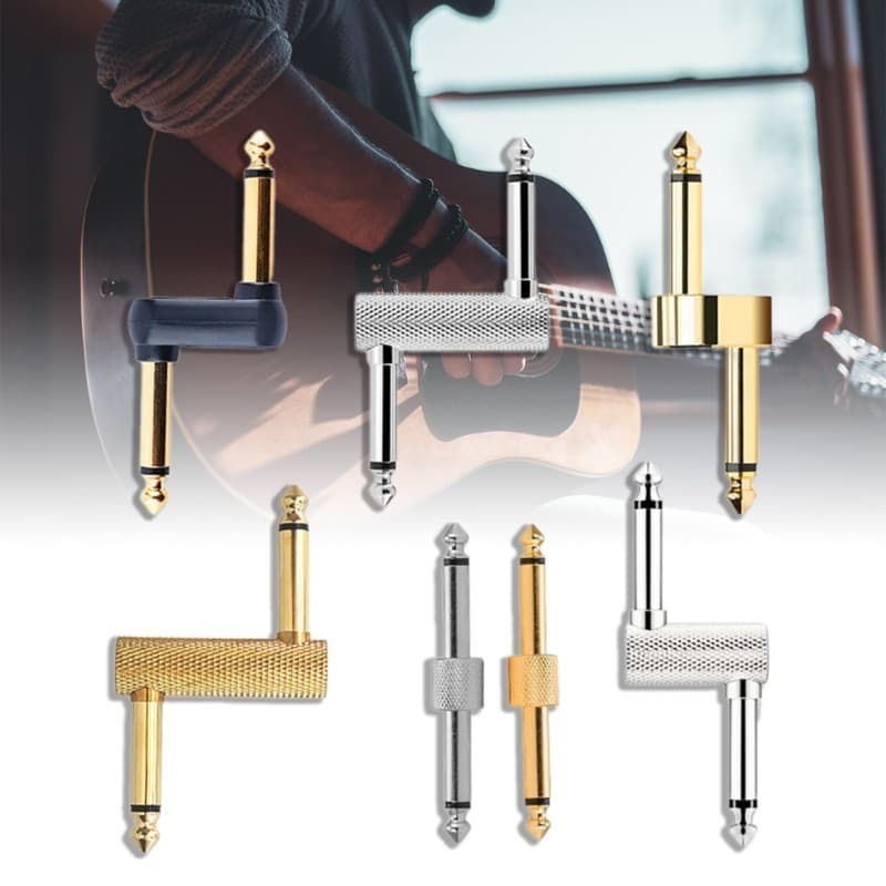 Estone 4 Peças Remendos Para Pedal De Guitarra Conector Pedais De Efeito Converter De Instrumento