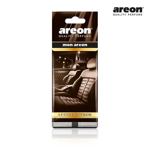 03 Aromatizantes Areon Leather Interior - couro - o melhor aromatizante do mundo tipo Little Trees