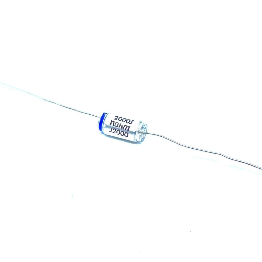 KIT COM 50 PEÇAS - CAPACITOR POLIESTIRENO STYROFLEX AXIAL 2000PF 33V J 2000J J2000 2K 33V MIALBRAS_TRW