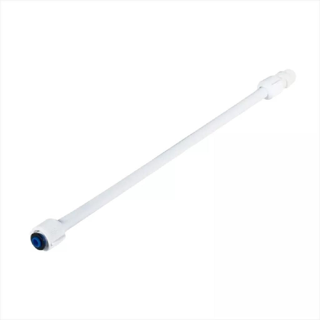 Engate Flexível PVC Branco 1 metro 1/2 Reforçado Plasbohn