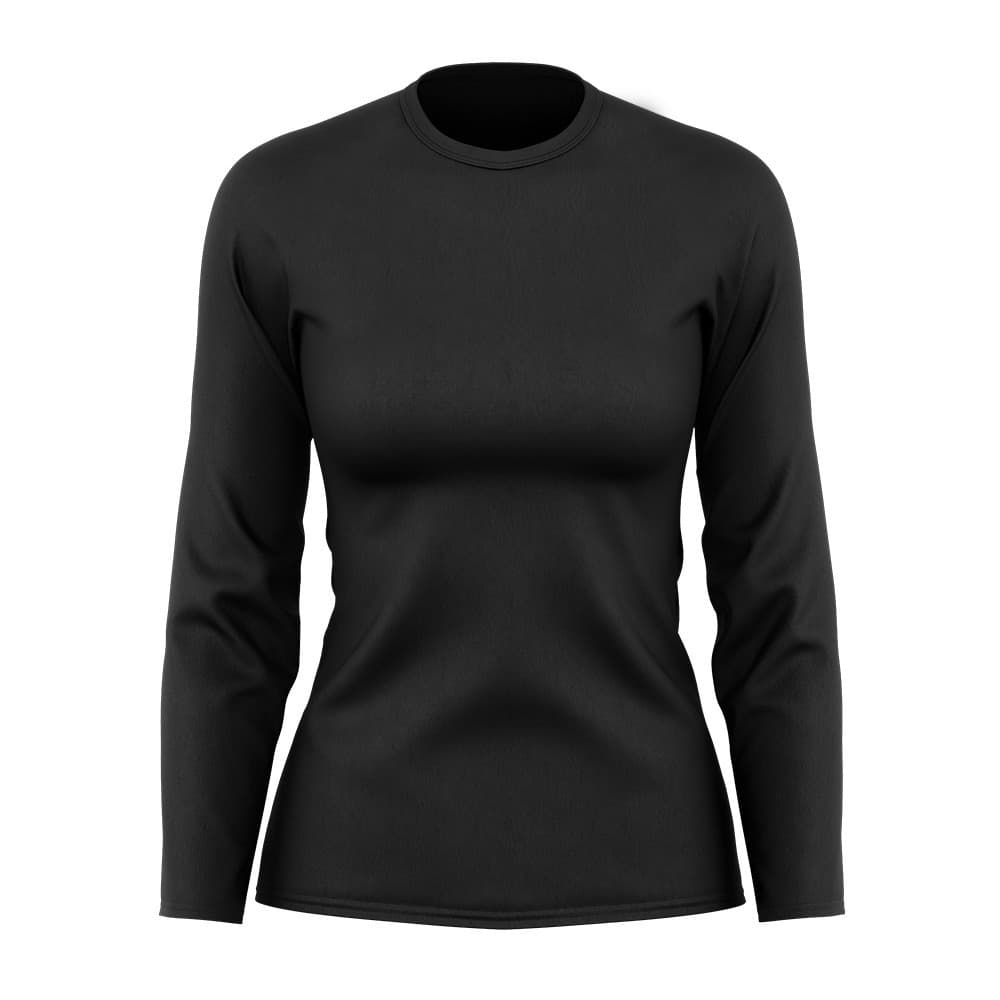 Camisetas Feminina Manga Longa Dry Proteção Solar UV Segunda Pele Treino