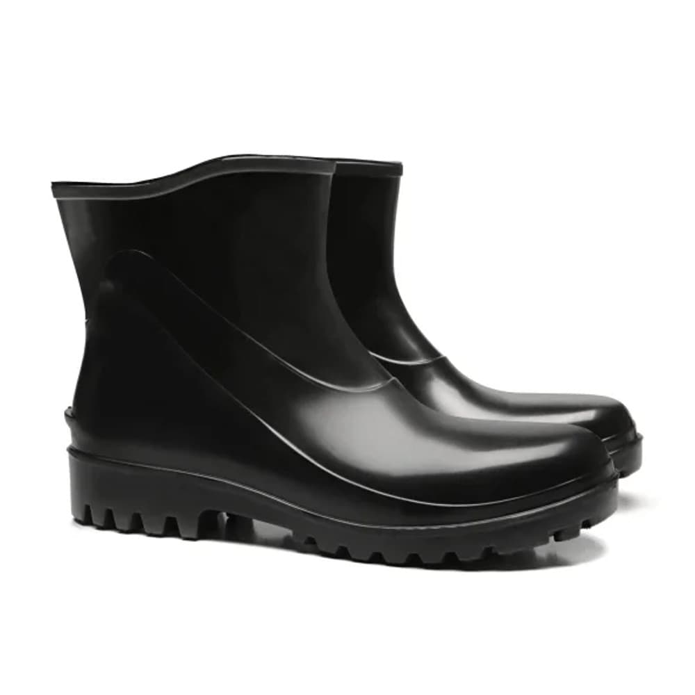 BOTA GALOCHA PVC EXTRA CURTA COM FORRO 82BPE600 PRETA CA37456