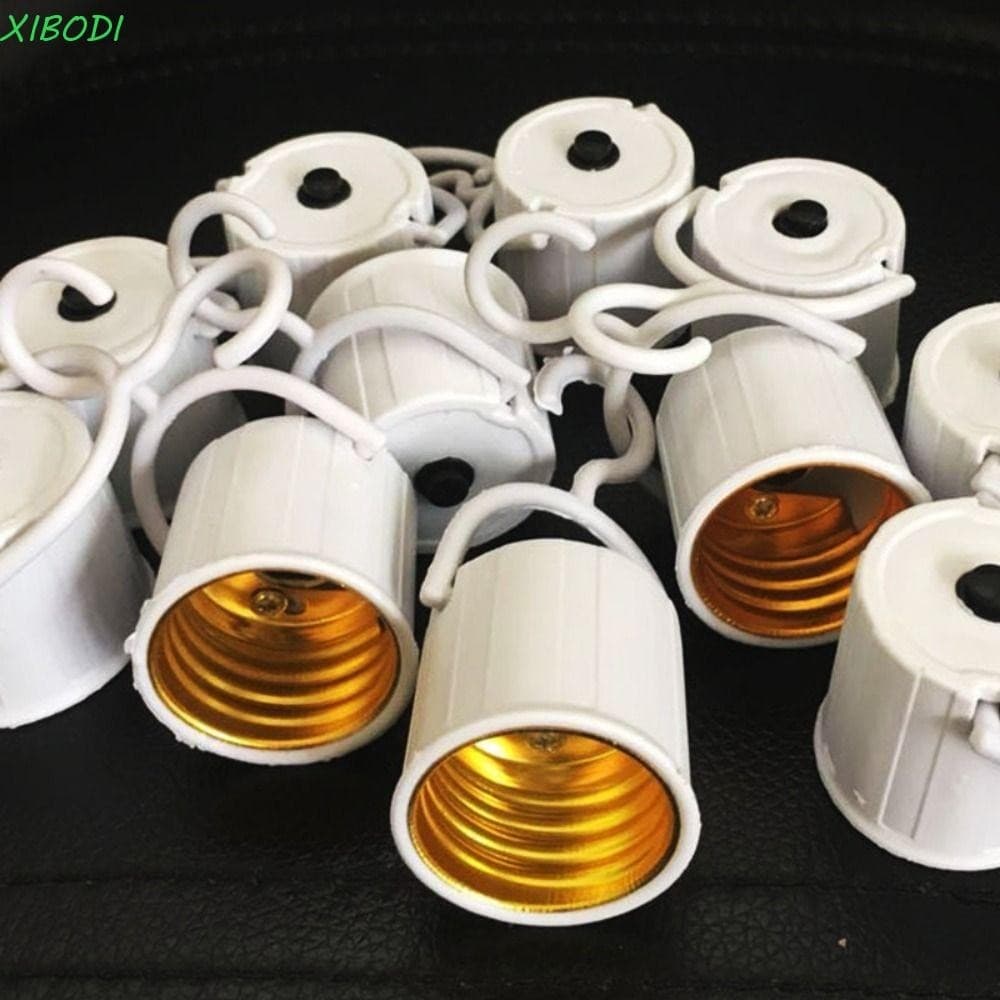 XIBODI E27 Suporte De Lâmpada De Gancho Portátil Com Interruptor On/Para Soquete Emergência
