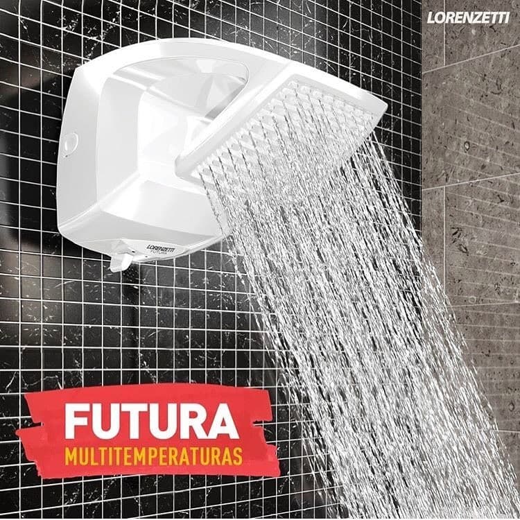 Chuveiro Ducha Futura Multitemperaturas 127v / 220v Lorenzetti