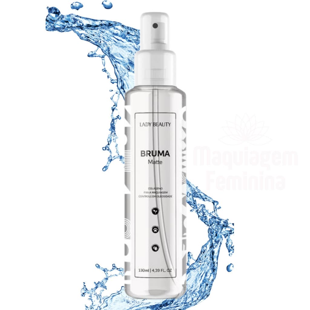 Bruma Fixadora Lady Beauty 130ml Efeito Matte e Longa Duração