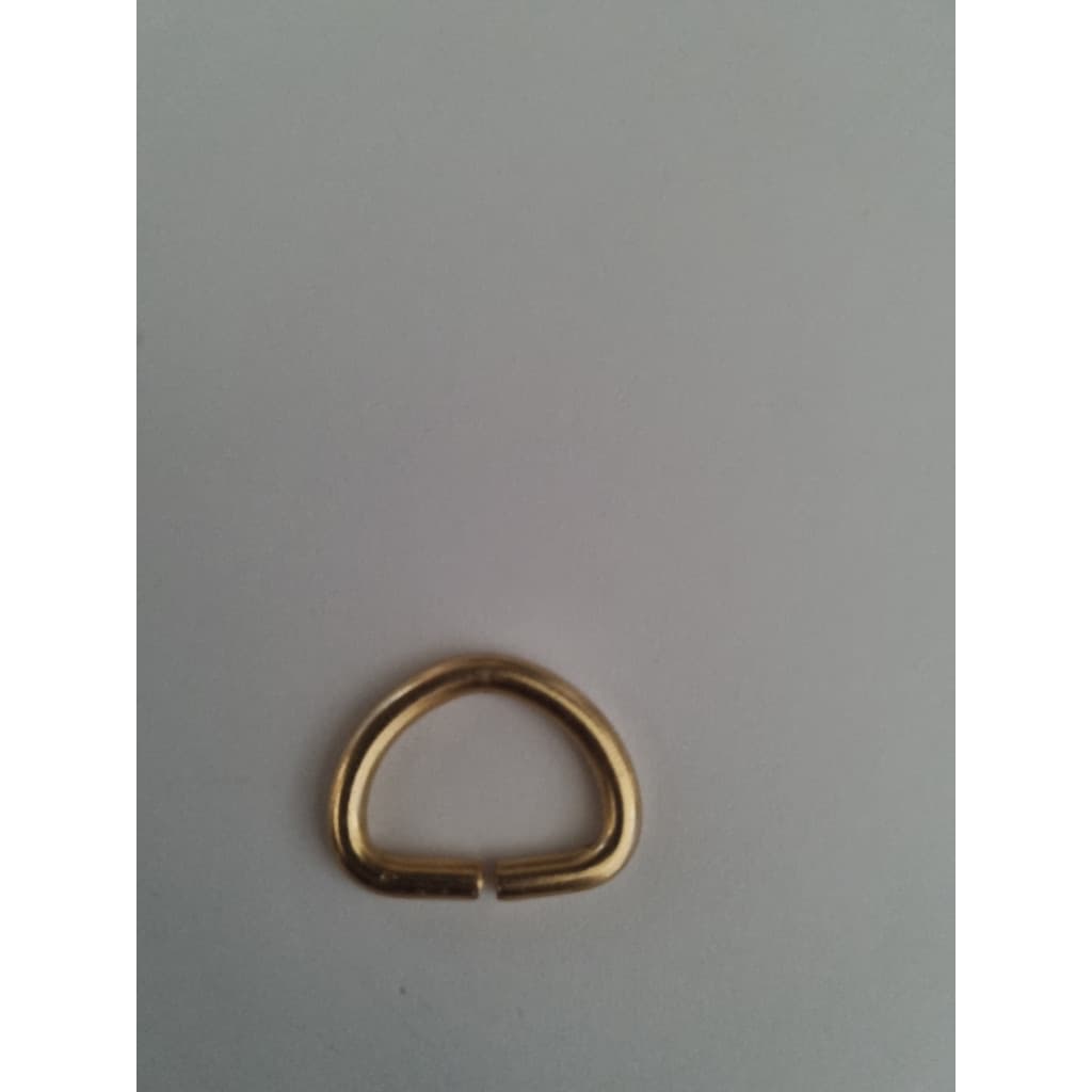 Meia Argola 16 Mm Grossa Ouro 30 Un