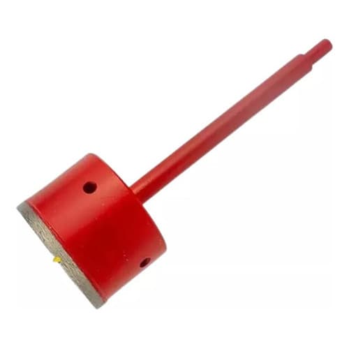 Serra Copo Diamantada 75mm Haste E Pino Guia Ultra Forte