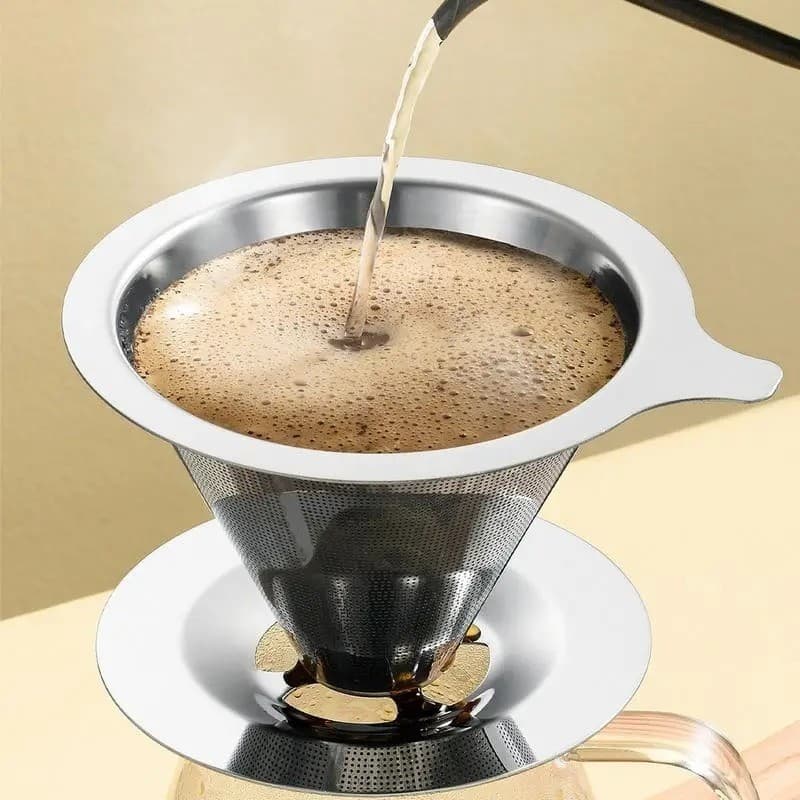 Filtro De Café Coador Café Chá Inox De Alta Qualidade