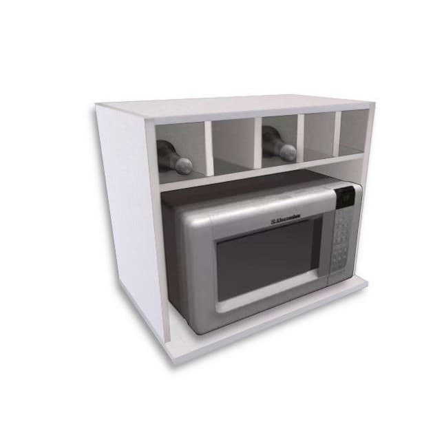 Nicho Microondas Suporte Adega Armário Decoração 100 % Mdf .
