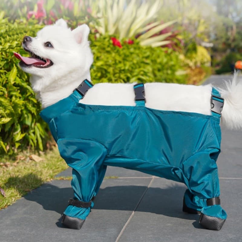 YU Dog Leggings Impermeáveis Sapatos Suspender Botas 5 Tamanho Rainwear Para Animais De Estimação Grandes