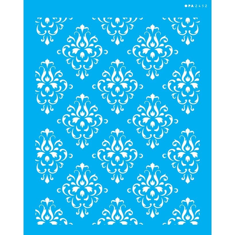 Stencil Estamparia Arabesco I 20x25 Opa 2452