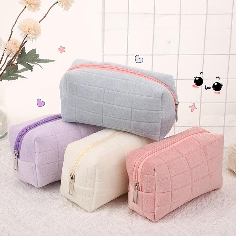 Necessaire feminino Macaron Grande bolsa de maquiagem e Higiene Pessoal