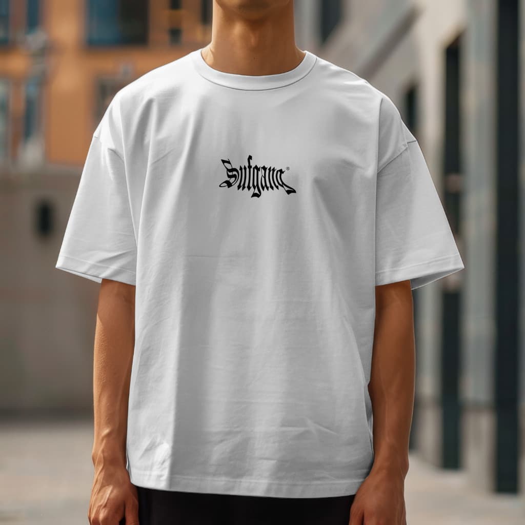 Camiseta Oversized Streetwear Masculina Unisex 100% Algodao Sufgang