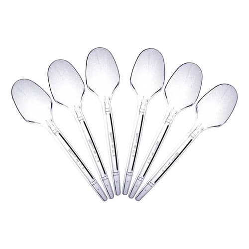 Colher De Plastico Descartável Refeição Resistente 1000un Cx