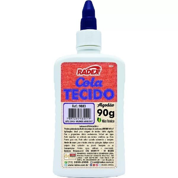 Cola Pano e Tecido 90 g - Radex